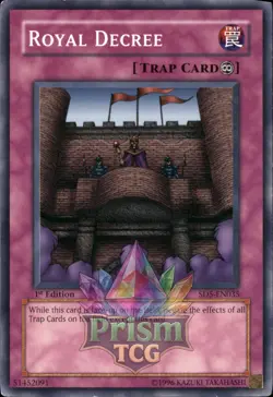 1st Ed Royal Decree SD5-EN035 Yugioh - Image 1