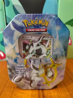 Pokemon TCG 2009 Arceus LV.X Tin Factory Sealed Cards - Excellent Condition - Image 2