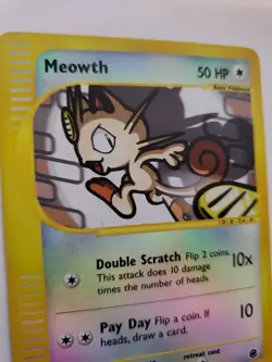 Meowth Expediton Holo Pokemon Card Base WOTC NM U - Image 2