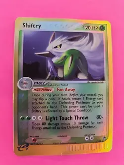 Shiftry Pokemon EX Reverse Holo Sandstorm Pokemon Card WOTC NM - Image 1