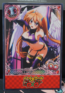 Irina Shidou Angel Wings High School DxD Sexy Waifu Custom Card - Image 1