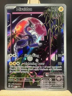 Miraidon - 013 (Pokemon Center Exclusive) 013 Sv: Scarlet & Violet Promo Card NM - Image 1