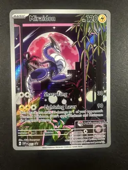 Miraidon - 013 (Pokemon Center Exclusive) 013 Sv: Scarlet & Violet Promo Card NM - Image 2