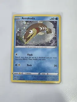Arrokuda SWSH093 Black Star Promo Cosmos Holo Pokemon Card - Image 1