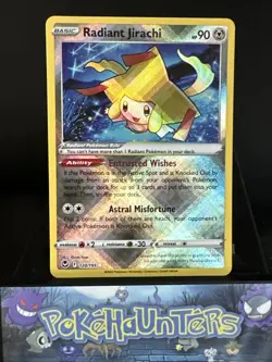 Pokemon Card Radiant Jirachi 120/195 Silver Tempest Near Mint - Image 1