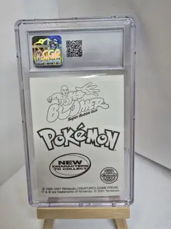 CGC NM/MINT+ 8.5 Psyduck Pokemon Sticker Cards (2001) Dunkin' Boomer - #54 - Image 2