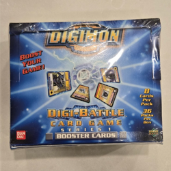Digimon Digi-Battle Card Game Series 1 Sealed Booster Box (2000) Vintage Bandai - Image 1