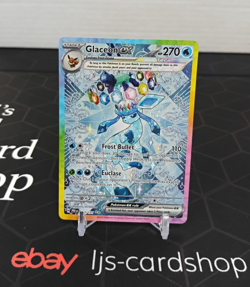 Glaceon ex Prismatic Evolutions 150/131 Holo SIR NM Pokemon Card T1 - Image 1