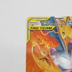 Pokemon English TCG Card Hidden Fates Moltres Zapdos Articuno GX 44/68 Holo - NM - Image 2