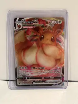 Pokemon Eevee VMAX SWSH087: Sword & Shield Promo Card Holo Full Art - Image 1