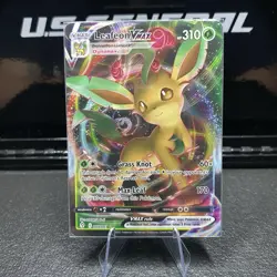 Leafeon VMAX - 008/203 - Pokemon Evolving Skies Sword Shield Ultra Rare Card NM - Image 1