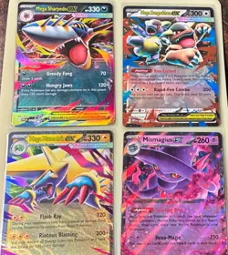 Pokemon TCG Mega Evolution EX Holo Card Lot Sharpedo Kangaskhan Manectric Misma. - Image 1