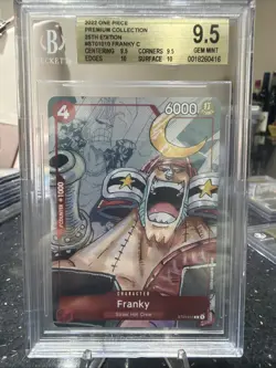 One Piece Card Game Franky Card ST01-010 25th Anniversary English Card BGS 9.5 - Image 1