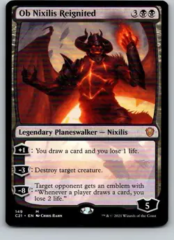 Ob Nixilis Reignited - Commander 2021 - #149 - Regular - NM - MTG - Image 1
