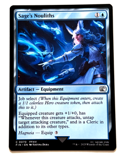 Sage's Nouliths 0070 Magic The Gathering MTG Final Fantasy NM 2025 - Image 1