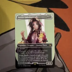 MTG Aerith Gainsborough (Borderless) R 0374 Final Fantasy Rare Magic TCG - Image 1