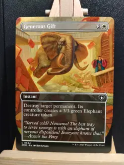 Generous Gift (Borderless) - Commander Masters - Common - NM (see pics) MTG - Image 1