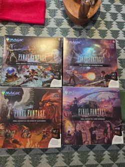 Magic The Gathering: Final Fantasy Scene Box Bundle Set of 4 New Sealed - Image 1