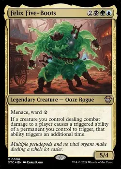 1x Felix Five-Boots - Foil NM Eng MTG - Commander Outlaws of Thunder Junction - Image 1