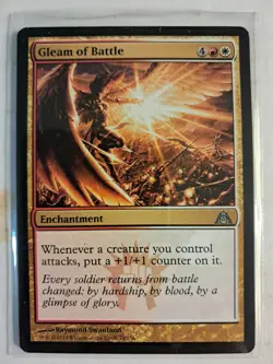 GLEAM OF BATTLE DRAGON'S MAZE (73/156) MAGIC MTG NM BULK DISCOUNT FREE SHIPPING! - Image 1