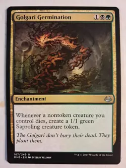 Golgari Germination Modern Masters 2017 MM3 (167/249) Magic MTG NM BULK DISCOUNT - Image 1