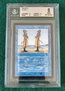 Clone - BETA - MTG - BGS 8. NM-MT. More Vintage MTG In My Store. - Image 1