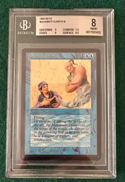 Mahamoti Djinn - BETA - MTG - BGS 8. NM-MT. More Vintage MTG In My Store. - Image 1