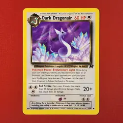 5-08-13 PWE pokemon unplayed 2000 team rocket 33/82 dark dragonair . (A) - Image 1
