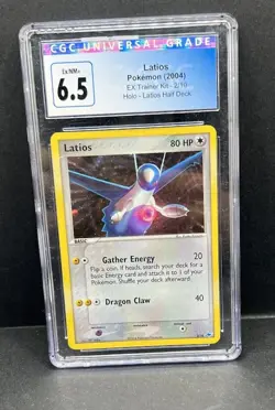 Pokemon TCG Latios EX Trainer Kit 1 Blue 2/10 CGC 6.5 Holo Latios Half Deck Vtg - Image 1