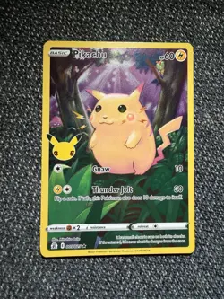 Pokemon TCG Celebrations Pikachu 005/025 25th Anniversary Edition NM Condition - Image 2