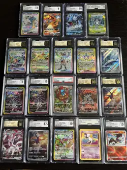 19 GRADED POKEMON SLAB BUNDLE LOT PSA CGC AGS - Image 1