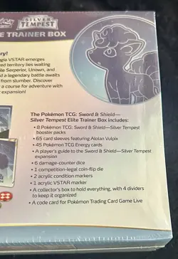 POKEMON ELITE TRAINER BOX ETB SW&SH SILVER TEMPEST NEW FACTORY SEALED 2022 - Image 5