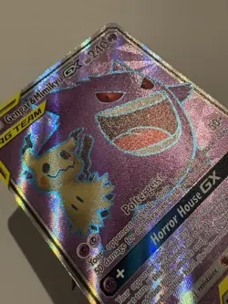 2019 Pokemon Sun & Moon Team Up Gengar & Mimikyu GX #164/181 - Image 4