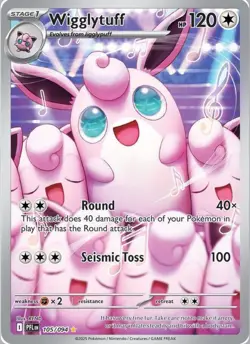Wigglytuff Illustration Rare - Pokemon Phantasmal Flames 105/094 - Image 1