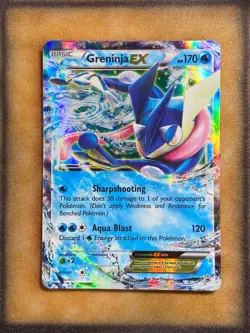 Pokemon Greninja EX XY20 Black Star Promo Holo MP - Image 1