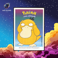 Carte Pokemon Psykokwak / Psyduck 054 Sticker Dunkin Boomer - Image 1