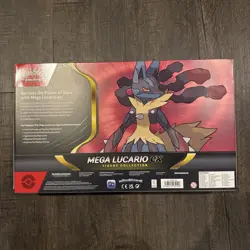 Pokemon TCG Mega Lucario ex Premium Figure Collection Box Factory Sealed NEW - Image 2