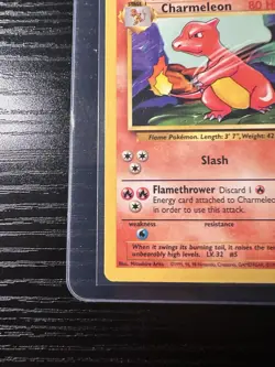 Charmeleon 24/102 Base Set Unlimited WOTC Vintage Pokemon - Image 2