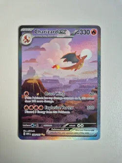 Charizard ex 199/165 Scarlet & Violet 151 Pokemon TCG SIR Ultra Rare Near Mint - Image 1