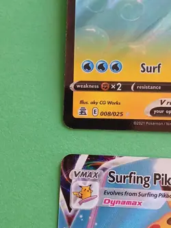 Pokemon Celebrations Flying Pikachu 007/025 Surfing Pikachu vmax Pikachu 005/025 - Image 5