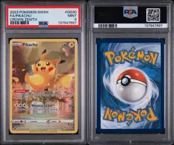 2023 POKEMON SWORD AND SHIELD CROWN ZENITH #GG30 FA/PIKACHU PSA 9 - Image 3