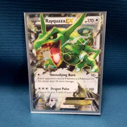 2015 Pokemon TCG XY Roaring Skies Rayquaza Ex Holo 75/108 - Image 1
