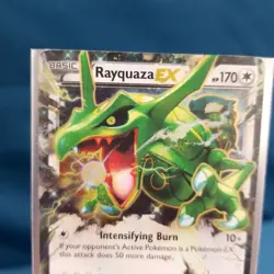2015 Pokemon TCG XY Roaring Skies Rayquaza Ex Holo 75/108 - Image 4