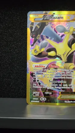 2016 Pokemon XY - Fates Collide Secret Rare Alakazam Ex 125/124 - Image 4
