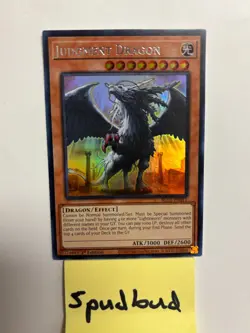 Judgment Dragon (Silver) Ultra Rare BLC1-EN012 NM 1st Ed Yu-Gi-Oh! - Image 1