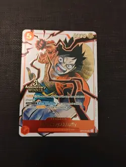 Monkey.D.Luffy - ST01-012 (3rd Anniversary Winner) ST01-012 One Piece Promotion - Image 1