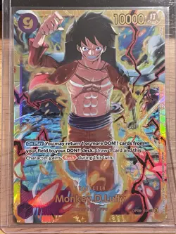 Monkey D. Luffy Alt Art OP09-119 SEC Emperors in the New World One Piece - Image 1