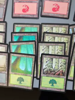 MTG 80 Mercadian Masques Basic Land Card Lot. Full Compete Playsets . As Shown - Image 5