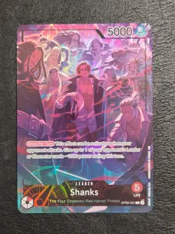 OP09-001 Shanks (2nd Anniversary Set) ONE PIECE Card TCG English - Image 1