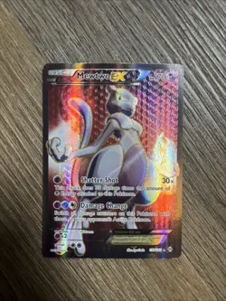 Pokemon TCG Mewtwo EX Holo Full Art Ultra Rare Card 157/162 - Image 1